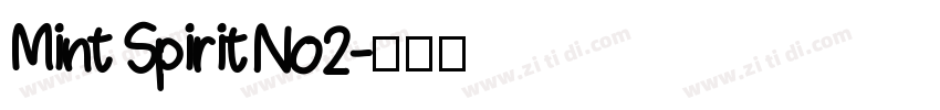 Mint Spirit No2字体转换